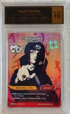 NARUTO Mythos TCG うちはイタチ PCG鑑定済のサムネイル