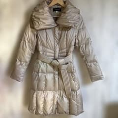 MICHEL KLEIN ベージュ ゴールドダウンジャケット 40 - メルカリ