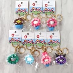 7種類 コンプ サンリオ ミャクミャクなりきり カラー キーホルダー