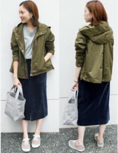 SLOBE IENA 밀리터리 푸드 부르종 카키 40 마운틴 파커