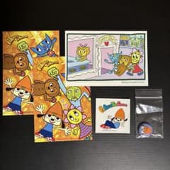 パラッパラッパー ポストカード ステッカー 缶バッジ セットのサムネイル