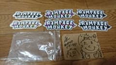 サイン付き RANPAGE MONKEY 限定ステッカーのサムネイル