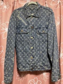 Louis Vuitton ルイヴィトンxシュプリーム デニムジャケット - メルカリ