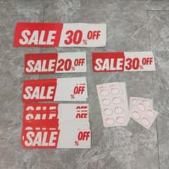 SALE セールシール 30%OFF 20%OFF 値札 プライスタグ