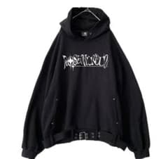 u*6様 Rosen Kreuz oversized belt hoodie パのサムネイル