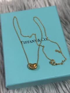 みんみん様　Tiffany & Co. ゴールド ビーン型ネックレス みんみん様 Tiffany & Co. ゴールド ビーン型ネックレス - メルカリ