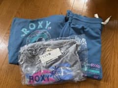 ROXY ロキシー セットアップ パーカー パンツ ブルー　Tトレ(新品)のサムネイル