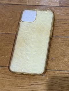 iPhone用ラメ入りクリアゴールドケースのサムネイル
