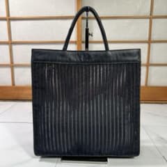 LOEWE ロエベ ヴィンテージ アナグラム メッシュ レザー トートバッグ LOEWE ロエベ ヴィンテージ アナグラム メッシュ レザー トートバッグ