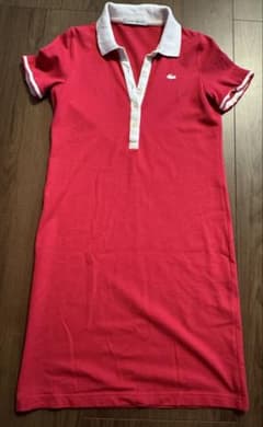 LACOSTE SPORT ポロワンピース 日本製 国内正規品 ピンク 34のサムネイル