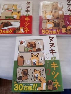 本 タヌキとキツネ 3巻セットのサムネイル