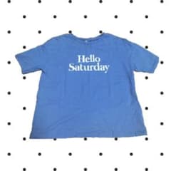 プリントTシャツ ブルー　ピチTのサムネイル