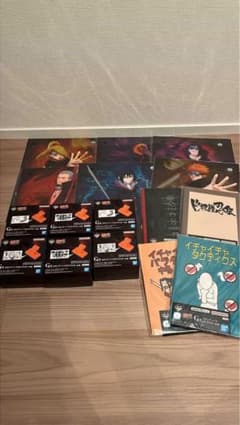 NARUTO 이치 반 쿠지 I상 비주얼 시트 G상 스탬프 노트 컬렉션