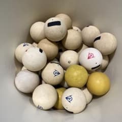 ソフトテニス ボール 中古 29球 空気入れ付き - メルカリ