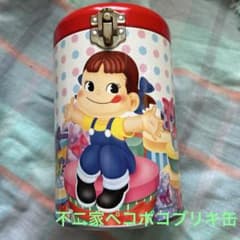 不二家 ペコちゃん ポコちゃんブリキ空缶 美品 - メルカリ