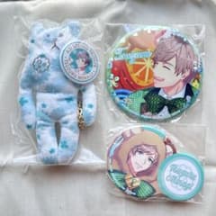 A3! 皆木綴 缶バッジ ぬいぐるみマスコット 4点セットのサムネイル