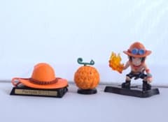 ワンピース 悪魔の実フィギュア5点＋3点　イトイトの実、メラメラの実など