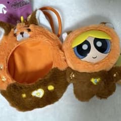 파워퍼프걸스 버블스 봉제인형 키홀더 개봉 완료