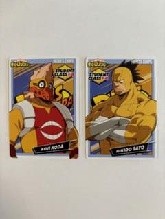 ヒーローズチップ2 口田甲司 砂藤力道セット　僕のヒーローアカデミア　ヒロアカのサムネイル