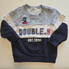 DOUBLE.B ミキハウス トレーナー 90 WB ダブルビー ダメージあり 