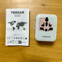 TESSAN TS-WTA10 海外変換プラグ USB-C USB-A 新品のサムネイル