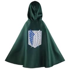 進撃の巨人　調査兵団 フード付きマント　キッズコスプレ　ハロウィン　Sサイズのサムネイル