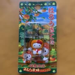 ☆福島限定☆ ご当地キティ ファスナーマスコット みしらず柿 2004