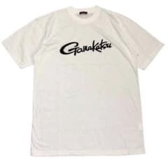 ガマカツ ビッグロゴプリント フィッシング 半袖 Tシャツ ホワイトのサムネイル