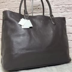 新品・未使用タグ付き✨アバハウス 本革 シボ革 A4 トートバッグ 高級 