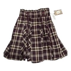 【新品】Amavel はぎフレアチェックミニスカートのサムネイル