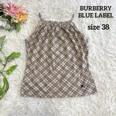 バーバリーブルーレーベル】美品♡キャミソール ノバチェック ベージュ