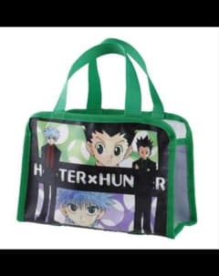 HUNTER×HUNTER マルチクリアバッグ　ゴン キルア クラピカ レオリオ