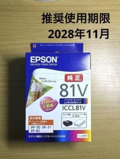 新品未使用　EPSON インクカートリッジ SC1 使用期限2028〜まで ICCL81 ソフトクリーム EPSON エプソン 純正 インクカートリッジ