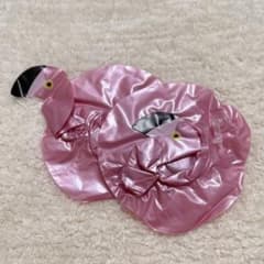 ドリンクホルダー フラミンゴ ぬいぐるみ 浮き輪 2点セット - 3