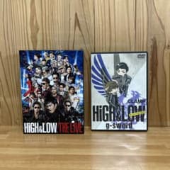 HiGH&LOW THE LIVE 호화반 g-sword 애니메이션 DVD