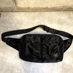 美品☆PORTER （TANKER）ウエストバッグ ボディバッグ ブラックのサムネイル