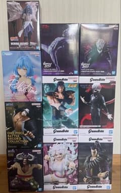 プライズフィギュア 10点セット まとめ売り ナルト ワンピース