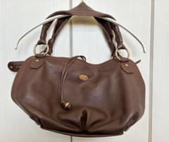 CELINE セリーヌ レザー トートバッグ ブラウンのサムネイル