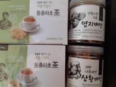 「１００４様専用」韓国産　「きのこ」＆「お茶」のサムネイル