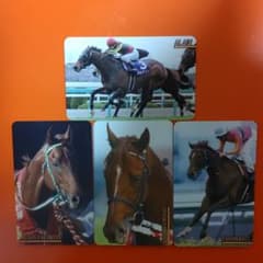 競馬カード　アルアイン　テイエムオペラオー　カネヒキリ　アグネスタキオンのサムネイル