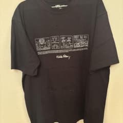 UNIQLO UT Keith Haring Tシャツ ブラック Lのサムネイル