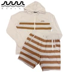 定価6万】muta MARINE ラッシュガード セットアップ 白×茶 6 - メルカリ