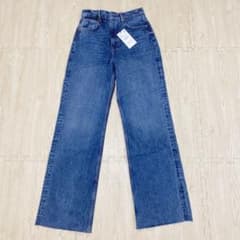 ZARA デニム ワイドパンツ ジーンズのサムネイル
