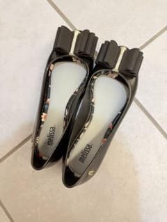 Melissa JASON WU リボン フラットシューズ ブラックのサムネイル