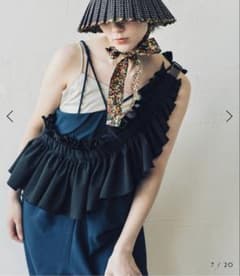 Orient millinery DORA フリルバッグ ブラック - メルカリ