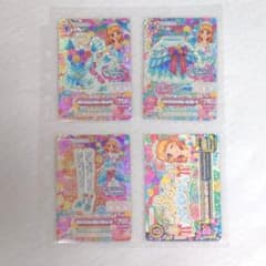 アイカツカード ホワイトスカイヴェール 4枚セット 大空あかり 2016