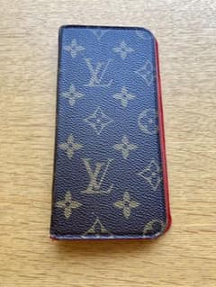 Louis Vuitton 가죽 iPhone 케이스 레드