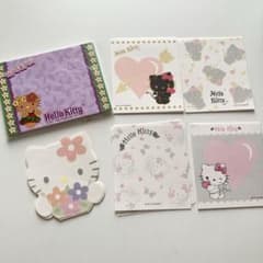 平成レトロ ハローキティ 付箋 メモ帳 バラメモ ハワイ 天使と小悪魔