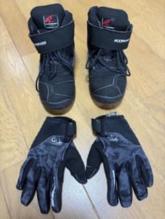 KOMINE ライディングシューズ BK-061 グローブセット KOMINE ライディングシューズ BK-061 グローブセット - メルカリ
