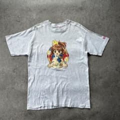 90s すーぱーぷよぷよ tシャツ グレー L相当 シングルステッチ - メルカリ
